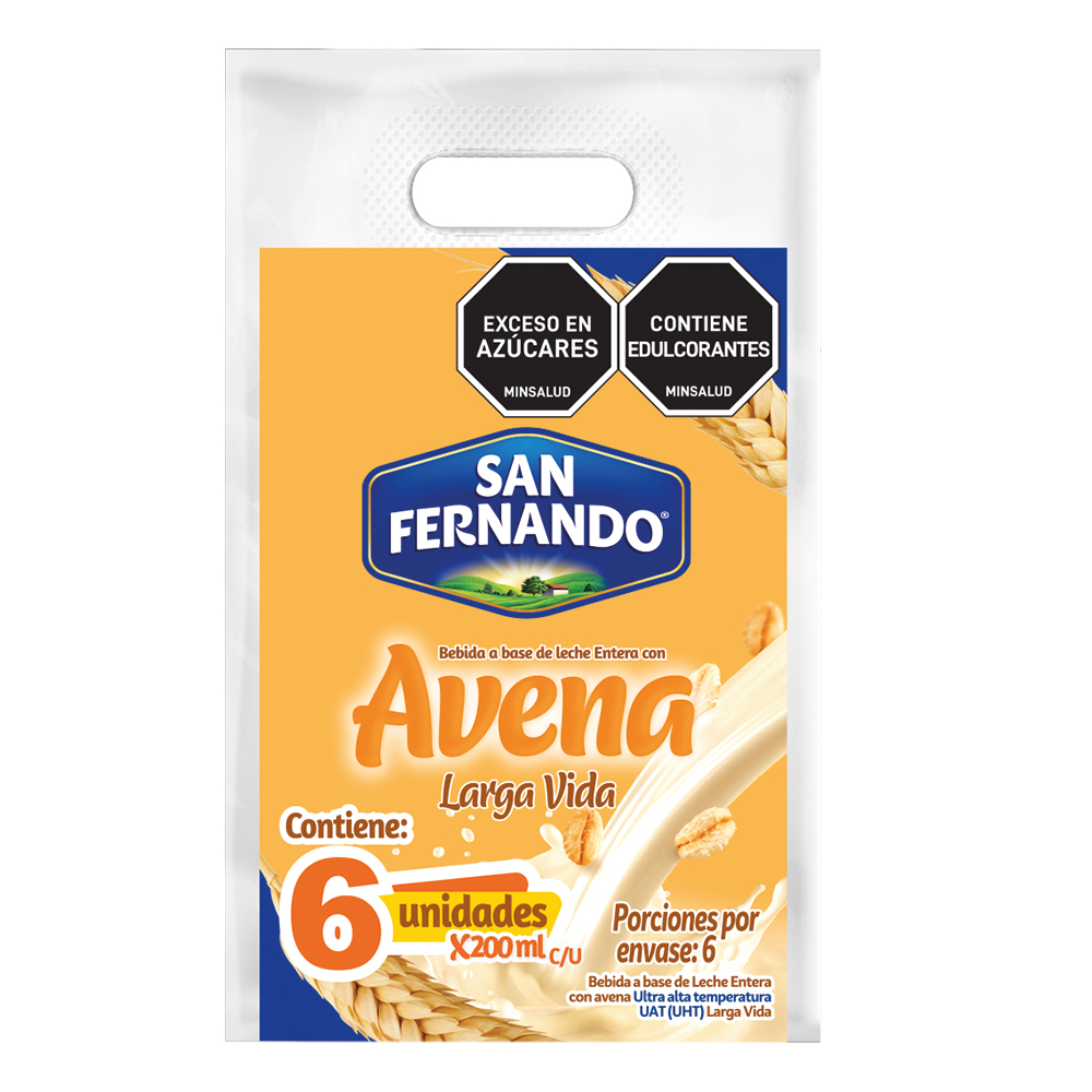 Avena San Fernando bolsa sixpack 200 gr