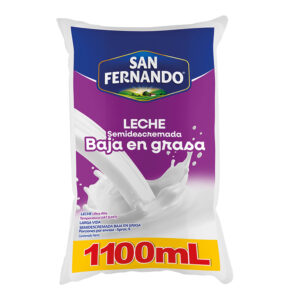 Leche San Fernando Baja Grasa Bolsa  1100 ml