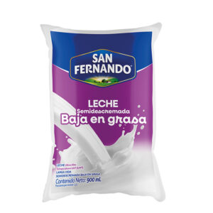 Leche San Fernando Baja en Grasa x 900ml