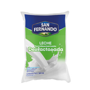 Leche San Fernando Deslactosada  Bolsa x 900ml