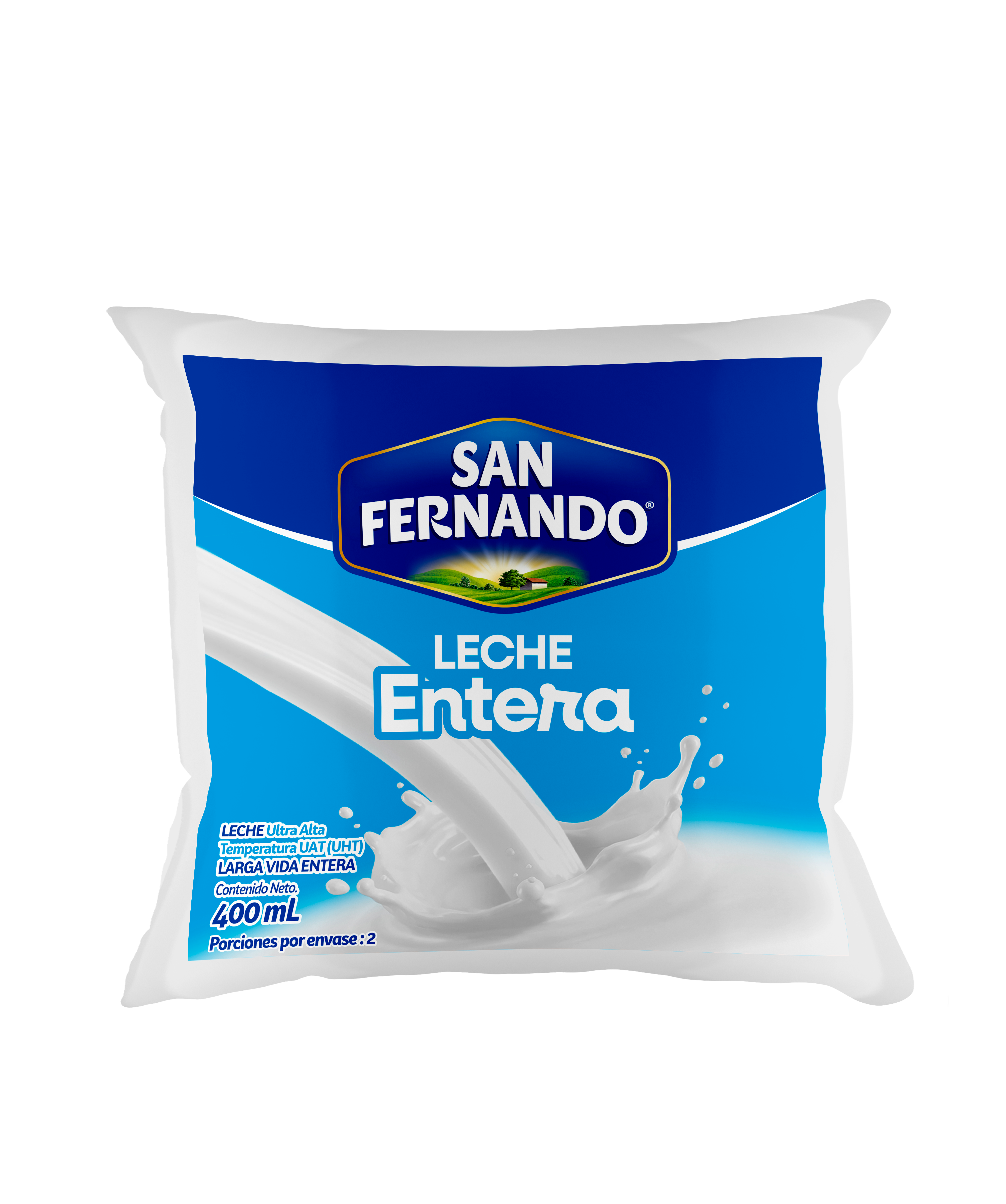 Leche San Fernando Entera Bolsa 400 ml - Alival Express