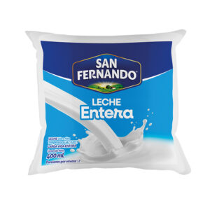 Leche San Fernando Entera  Bolsa 400 ml