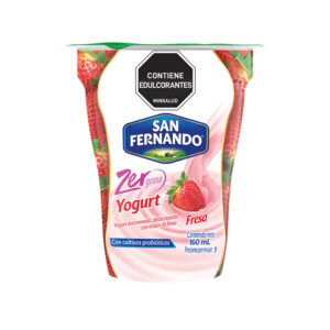 Yogurt Fresa Zero San Fernando vaso 160 gr