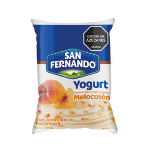 Yogurt Entero Melocotón San Fernando Bolsa 1000 gr