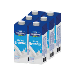 Leche Entera Tetra Pak 900 ml 6 und
