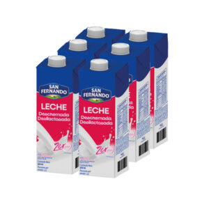 Leche Zero San Fernando Tetra Pak 900 ml 6 Und